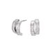 Women's Jewelry Temperament Super Flash Zircon Double Layer Semicircular Earrings Light Luxury Niche Design High End Fashion Simple Earrings_ipsvogv.com