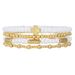 Environmental Protection CCB Beaded Stacking Bracelet Women's Elastic Moon Cross Cactus Shell Love Bracelet Women_ipsvogv.com