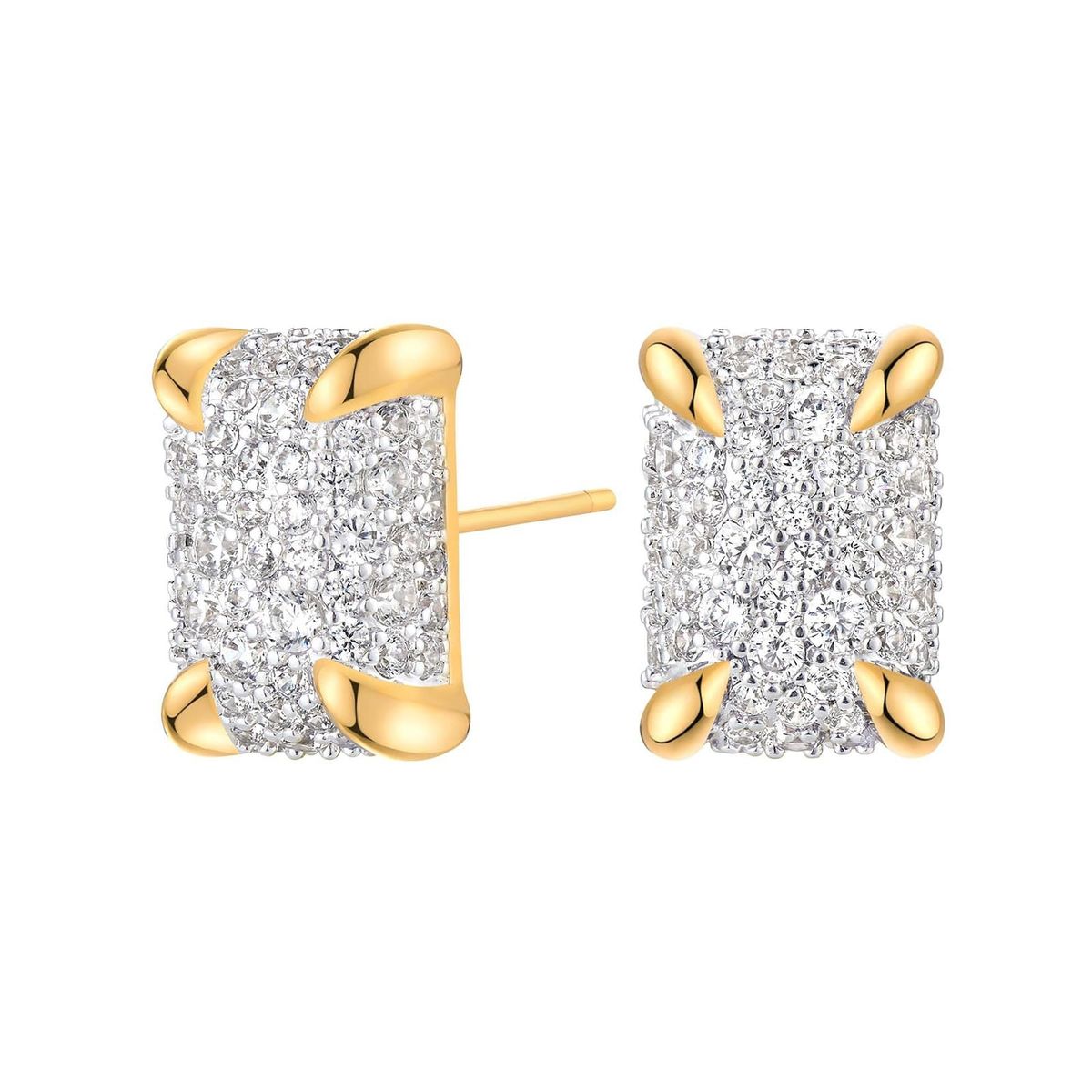 Hot Sales Fashionable Temperament Elegant Exquisite Zircon Geometric Earrings For Women_ipsvogv.com