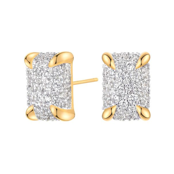 Hot Sales Fashionable Temperament Elegant Exquisite Zircon Geometric Earrings For Women_ipsvogv.com