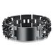 Men's Jewelry Cross Double Row Denim Chain Titanium Steel Jewelry Stainless Steel Bracelet_ipsvogv.com
