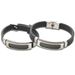 Trendy Silicone Creative Personality Simple DIY Engraving Stainless Steel Men's Bracelet Non-Fading_ipsvogv.com