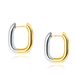 Women's Jewelry Set Fashion New Titanium Steel U Shaped Gold And Silver Earrings Personalized Design Sense Of Popular Stainless Steel Earrings_ipsvogv.com