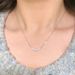 S Pure Silver Broken Diamond Smiling Zircon Necklace For Women, With A Simple And Versatile Design, Collarbone Chain,_ipsvogv.com