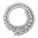 Gradient Size Zircon Necklace Hip-Hop Trendy Personality Tennis Chain High-End Accessories_ipsvogv.com