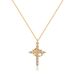 Hot Selling Crown Cross Pendant For Women, Rotatable And Versatile, Light Luxury Cross Necklace, Collarbone Chain_ipsvogv.com