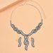 Women’s Jewelry Set Fashion Brand New Necklace And Earrings Setn Elegant Ladies Clavicle Necklace Earrings Bride Diamond Banquet Necklace_ipsvogv.com