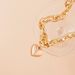 2025 New Arrivals Hip Hop Thick Cross Chain With Heart Pendant for Women Chunky Short Choker Necklace Collar 2024 Fashion Jewelry on Neck_ipsvogv.com