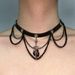 Dark Gothic Punk Hot Girl Choker Leather Collar For Women Y2K Sweet Cool Collarbone Chain Accessories_ipsvogv.com