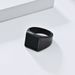 Simple geometric seal titanium steel ring ring men's cold style high end temperament personality jewelry_ipsvogv.com