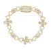 Hip Hop New Cross Eyes Cross Knot Zircon Bracelet Personality Niche Hand Jewelry_ipsvogv.com