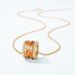 Light luxury Lulutong colorful zirconium necklace female S925 silver inlaid rainbow zircon clavicle pendant_ipsvogv.com