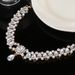 New Diamond Set Pearl Necklace, Exaggerated Fashion Wedding Dress, Banquet Accessories_ipsvogv.com