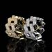 Hiphop 14mm Diamond Cuban With Genuine Gold Electroplated Double Row Zircon Trendsetter Hiphop Men's Ring_ipsvogv.com