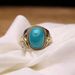 Pine Stone Men's Ring, Copper Plated Material Ring Design, Ethnic Style, Mongolian Elements, Versatile_ipsvogv.com