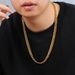 Men's Cuban Chain Necklace Street Trendy Simulation Gold Rich Props Accessories_ipsvogv.com
