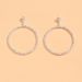 Unisex Small Commodity Fashion Claw Chain Rhinestone Large Circle Earrings Earrings_ipsvogv.com