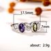 Cao Shi Fast Shake Live Broadcast New Color Ring Korean Fashion Colorful Zircon Plating Ring Handwear_ipsvogv.com