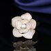 Personality Pearl Copper Plated Gold Fashionable And Elegant Flower Ring Jewelry Female_ipsvogv.com