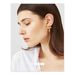 Bow earrings copper plated with real gold female earrings fashion bow personality female earrings_ipsvogv.com