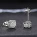 popular full diamond hip hop men's earrings Micro inlaid zircon electroplated round earrings_ipsvogv.com