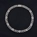 Spring Cuban chain fashion trend design hip hop necklace 15mm zinc alloy rhinestone necklace jewelry_ipsvogv.com