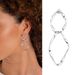 Cao Shi's cool style design is fashionable personalized. Earrings with irregular metallic texture and wavy curves. Long_ipsvogv.com