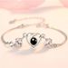New Band S Silver 100 Languages I Love You Heart Shape Projection Bracelet Customized For Women_ipsvogv.com