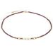 3cm Sugar Cube Garnet Freshwater Pearl Natural Stone Necklace Clavicle Chain Stacking Retro Ins_ipsvogv.com