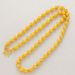 Vietnamese Sand Gold Round Bead Necklace With Brass Frosted Collarbone Chain Gold-plated Versatile Men's And Women's_ipsvogv.com