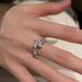 by Step High Bamboo Knot Ring For Women 2024 Fashion Style, Niche Design, High-end Feel, Zircon Open Index Finger Ring_ipsvogv.com