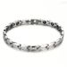 Men And Women's Jewelry Steel Color Stainless Steel Bracelet Zircon Black Gallstone Health Sports Bracelet_ipsvogv.com