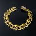 New Fashion Exaggerated Splicing Single Layer Skull Inlaid with Diamonds Cuban Necklace Jewelry_ipsvogv.com