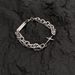 Titanium Steel Cross Star Bracelet For Men Trendy Ins Niche Design Cool Style Hip-Hop Simple Jewelry_ipsvogv.com