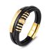 Men's Jewelry Retro Braided Leather Rope Bracelet Couple Bracelet Stainless Steel Magnetic Buckle Leather Braided Bracelet_ipsvogv.com