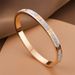 Kaga Man Tian Titanium Steel For Women's Light Fashion Colorless Female Bracelet Jewelry_ipsvogv.com