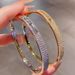 Luxury exquisite multi-diamond closed bracelet_ipsvogv.com