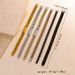 Stainless Steel Gold 10mm Watch Strap Bracelet For Men And Women New Fashion Versatile Non-Fading Wristband Jewelry_ipsvogv.com