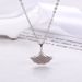 Pure Ginkgo Leaf Necklace Women With A Unique Design, Trendy Internet Celebrity Instagram, Cool And Minimalist_ipsvogv.com