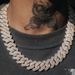 Men's Hip Hop Cuban Link Chain With Zircon Stones, 19mm Wide Punk Streetwear Jewelry In Silver, Gold, Rose Gold, Sizes 46-61cm_ipsvogv.com