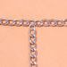 trend single-layer titanium steel leg chain beach personality nightclub sexy Body chain Body chain_ipsvogv.com