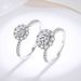 Silver Moissanite Diamond Ring Fashion Celebrity Style Small Lily Of The Valley Female Elegant Small Fragrance Style Temperament Finger Ring_ipsvogv.com