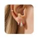 Women’s Jewelry Set Fashion Hot Sale Real Gold Brass Electroplating Niche Design Fashion Wide Earrings Ladies Earrings Set_ipsvogv.com