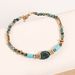 African Turquoise Natural Stone Bracelet Bohemian Retro Bracelet_ipsvogv.com