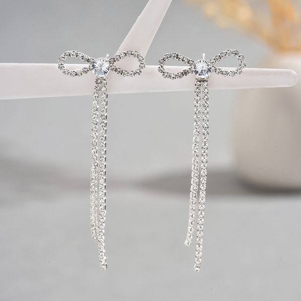Niche Fashion OL Forest Versatile, Stylish, Butterfly Knot Design, Women's Simple, Light Luxury Earrings_ipsvogv.com