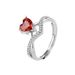 Internet Celebrity Live Streaming Hot Selling Super Immortal Love Pomegranate Red Zircon Female Instagram Niche_ipsvogv.com