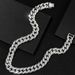New Cuban Chain Hip Hop Bubble U-shaped Men's Necklace Bracelet Rap Singer Same Style Exaggerated Jewelry_ipsvogv.com