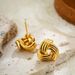 Women’s Jewelry Set Fashion Gold Plated Geometric Twisted Temperament Earrings Multi Layer Earrings Niche Design Earrings_ipsvogv.com