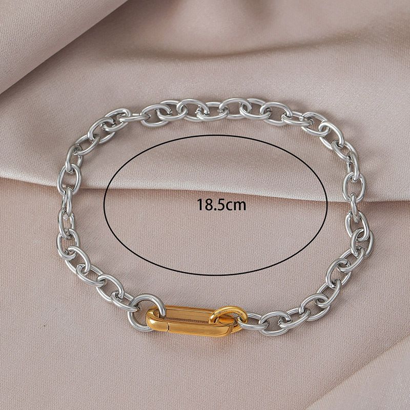 for Men Trendy Titanium Steel Fashion Personality Hip-Hop Unisex Bracelet Hand Jewelry Light Luxury Niche_ipsvogv.com