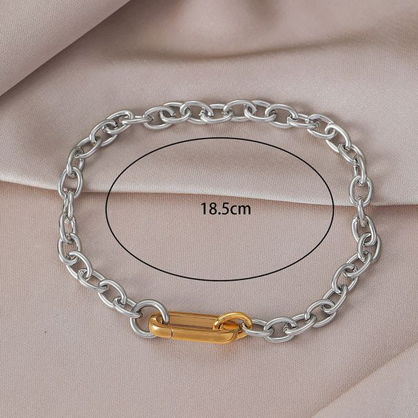 for Men Trendy Titanium Steel Fashion Personality Hip-Hop Unisex Bracelet Hand Jewelry Light Luxury Niche_ipsvogv.com